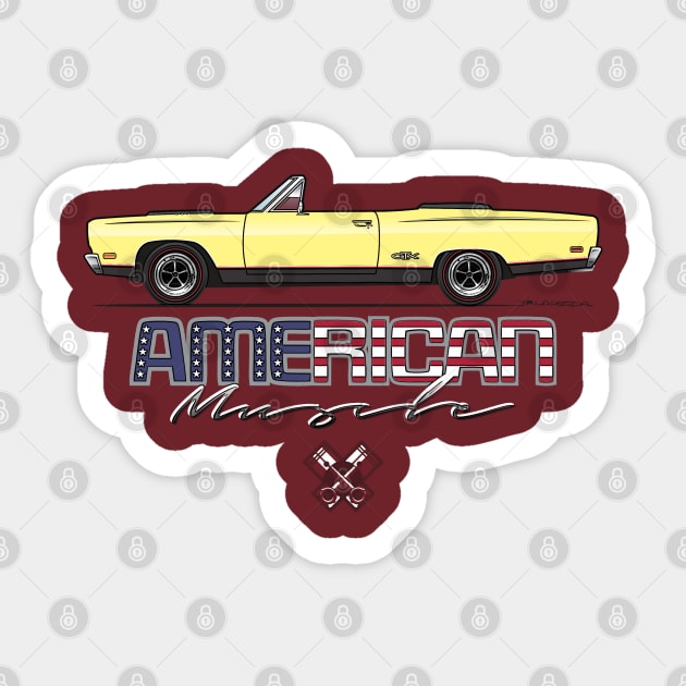 American Muscle Sticker by JRCustoms44